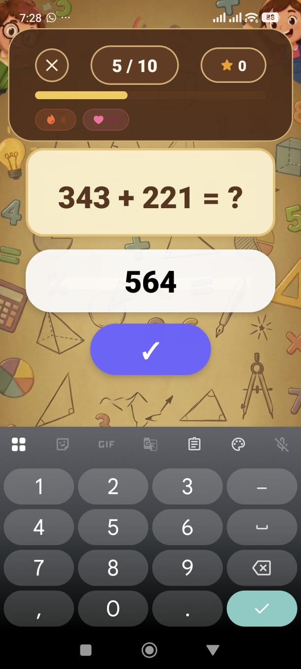 Mixed Challenge Screen