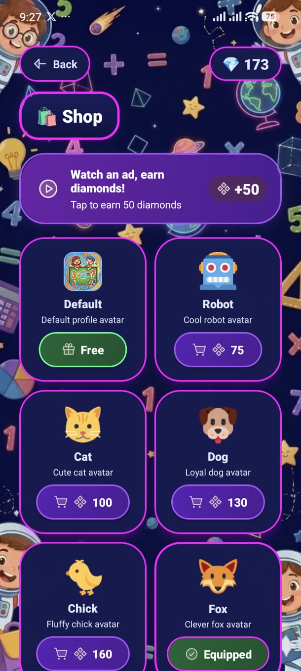 Shop Screen