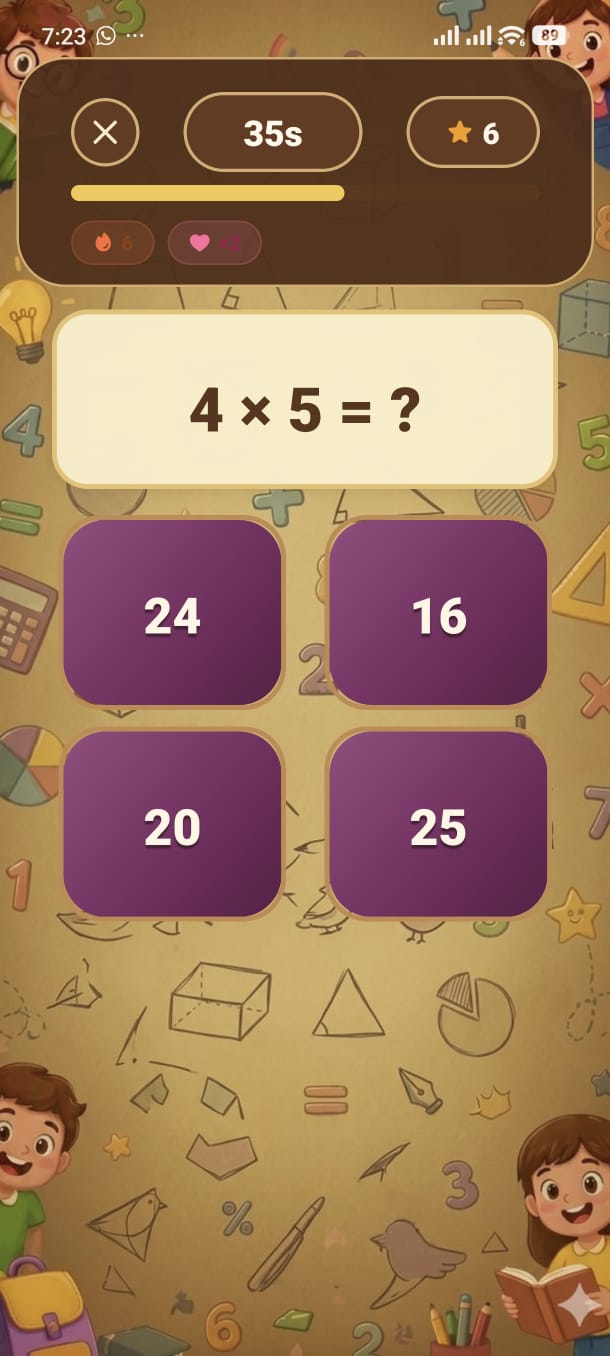 Speed Mode Screen